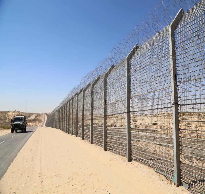 גבולות ישראל אספקה והתקנה של מערכות הגבול בגבול