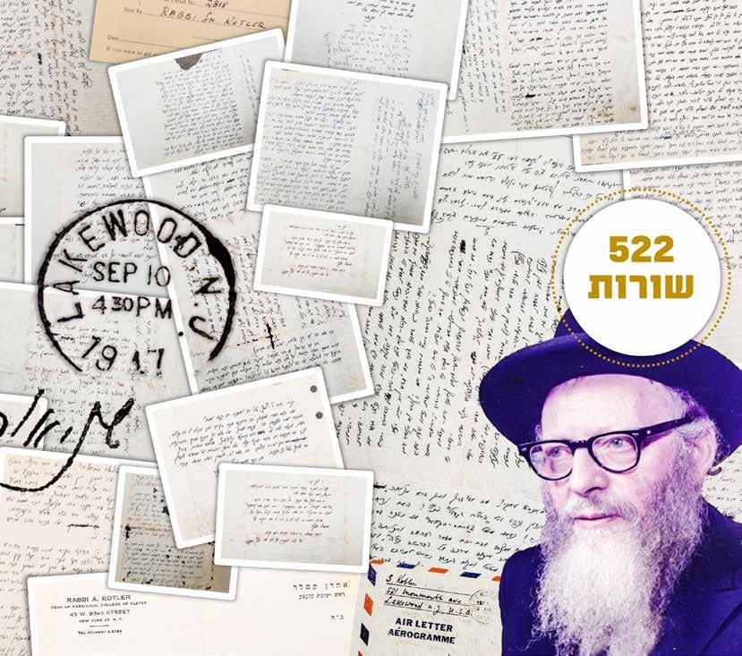 46. אוסף מיוחד של 20 מכתבים מהגאון רבי שניאור קוטלר זצ ל - 1947 1962 סוד שי ח שרפי קודש!