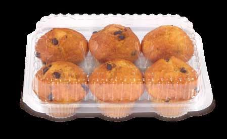 בצלופן מאפין שוקו שוקו CHOCOLATE & CHOCOLATE CHIPS MUFFIN 5100470