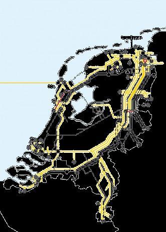 הובלה- פנים ארצית והפיכת הולנד להאב באמצעות ה- GATE הגז הטבעי המיוצר בהולנד מובל בתוך המדינה ולייצוא באמצעות מערך