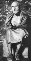 תמונה 10: רקונסטרוקציה של שרבונו של הפסל השלם של כריזיפוס. (לפי Fig. 1144 (G. Richter, The Portraits of the Greeks, II, לפנה"ס, שהוצג לעיל.