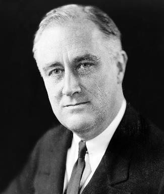 Franklin D. Roosevelt נשיא אחרי הרברט הובר.רוזוולט האמין Hoover.