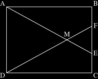 פרק שני גאומטריה וטריגונומטריה במישור E המרובע BCD נמצאות על הצלע הוא מלבן הנקודות, כמתואר בציור ו- F נחתכים בנקודה M MD BC הקטעים E ו- DF א הוכח: EMF 4 נתון: E = DF ב הוכח: BF = EC D = 10, נתון: = 3