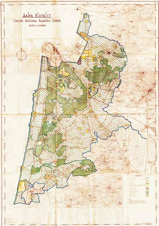 נספח מס' ה'- 10 1-H - )חיפה( תשריט של תכנית מתאר אזורית מנדטורית למרחב חיפה -