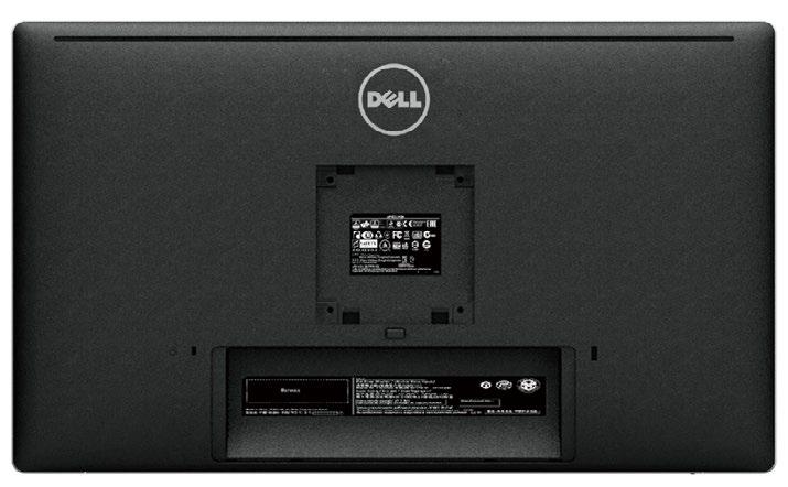 התקנה מ"מ(. 100 x מ"מ )100 VESA תואם הקיר, התקינה. אישורי את מפרטת אבטחה. כבל מנעול באמצעות הצג אבטחת Dell עם קשר ליצור תרצה אם זו בתווית היעזר טכנית.