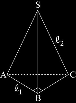 נתונים שני ישרים: : (60 7) k(5 4) : (506) t(90) ונתון הווקטור 8) u (6 0 הנקודה A והנקודה כך ש- נמצאת על הישר נמצאת על הישר C AC u א מצא את שיעורי הנקודות היא פירמידה ישרה שבסיסה הוא משולש ישר