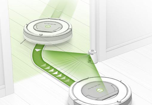 Virtual Wall לראות. יכול Roomba רק אשר קונוס בצורת נראה בלתי מחסום יוצר המכשיר שהוא ככל מתרחב המחסום הערה: האיור(.