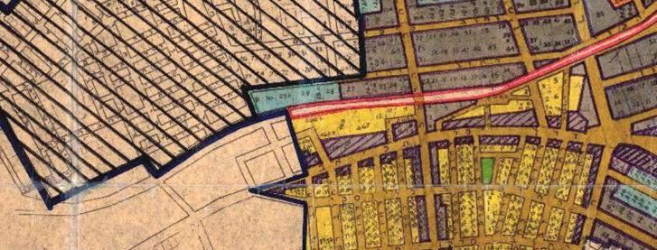 תכניות סטטוטוריות תכנית יפו A זכויות בניה - תכנית נפחית קובעת זכויות בניה והוראות בינוי כפונקציה של רוחב הרחוב וקווי בניין