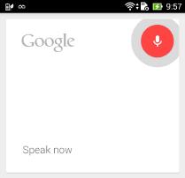 חיפוש קולי אמור פקודות קוליות ל- ZenFone וצפה כיצד המכשיר מאזין ומבצע את הפעולה מהיישום Voice Search )חיפוש קולי(.