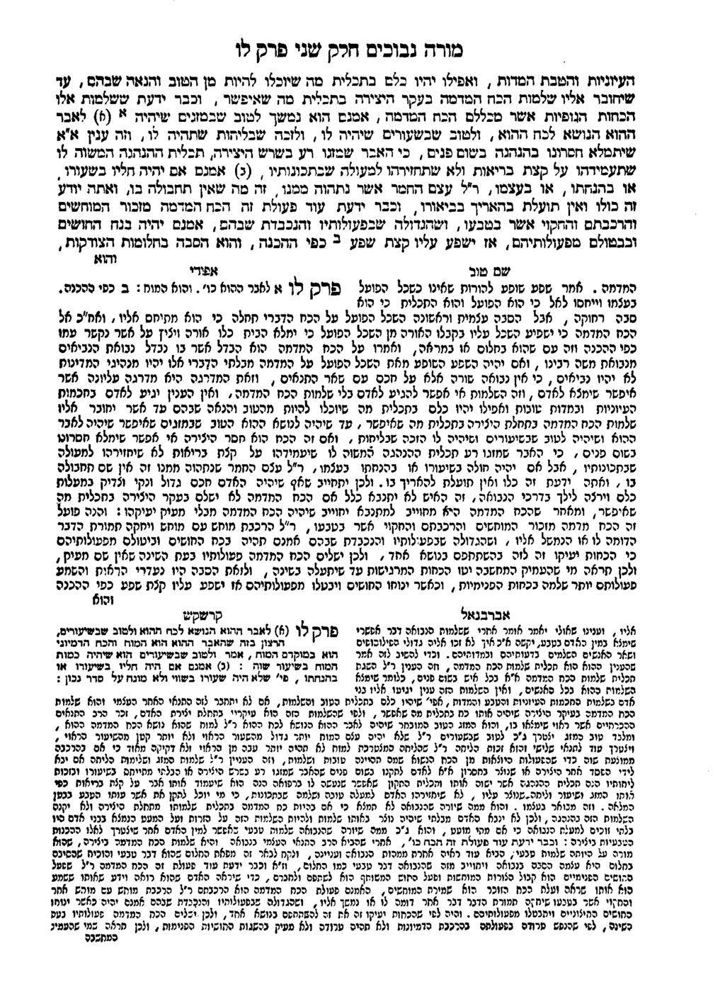 אי-מ ייחתה ח"ח "171 אפח 14 העטניא חהפבת המדות ואפילויהיו כלם בתכלית מהשיוכלו להיות מן הטוב והנאהשבהם עד שיחובר אליושלמות הכח המדמה בעקר היצירה בהבלית מה שאיפשר וכברידעת ששלמתואלו הכחות הגופיות אשר