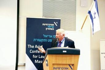 באקדמיה 17 כנס אריאל החמישי למשפט ולתקשורת: ישראל במזרח התיכון במציאות משתנה כנס אריאל החמישי למשפט ולתקשורת, התקיים באריאל ב- 2014. את הכנס פתח השר זאב אלקין, )שכיהן אז כיו ר ועדת חוץ וביטחון(.