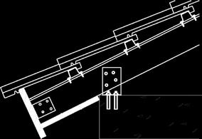 ג. ארגז רוח להלן מספר אופציות של ארגזי רוח בגגות: קרניז בטון - הרעף הראשון נשען על קצה יציקת הבטון