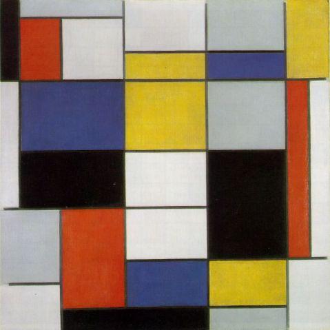 Piet Mondrian (1872-1944) Composition A: Composition with Black,