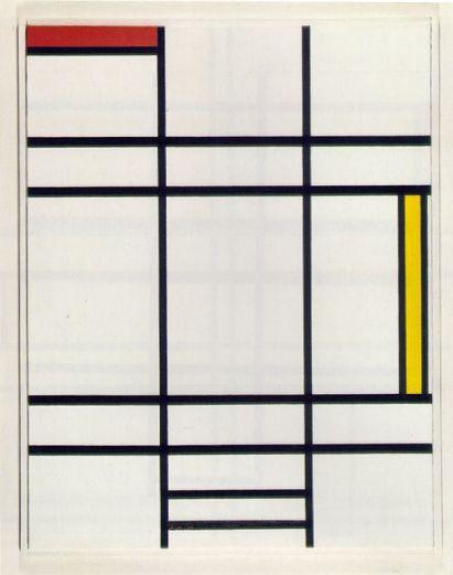 Piet Mondrian (1872-1944) Composition blanc, rouge et