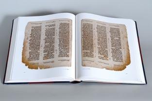 143. Aleppo Codex (Keter Aram Tsova) Lavish Facsimile Keter Aram Tsova Most important Manuscript of Hebrew Bible. Lavish numbbered facsimile edition.
