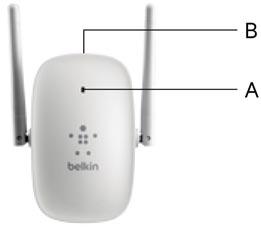 חלקי מגדיל הטווח אדום מהבהב: מגדיל הטווח לא מחובר לרשת.Wi-Fi ודאו שהתקנת מגדיל הטווח בוצעה כהלכה ונסו לקרב אותו לנתב האלחוטי.