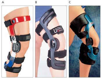 Functional Knee Braces מגינים תפקודיים- רצועות הברך מניעת פציעות :ACL, MCL עדויות להפחתה מסוימת שעור פצ יע ות.